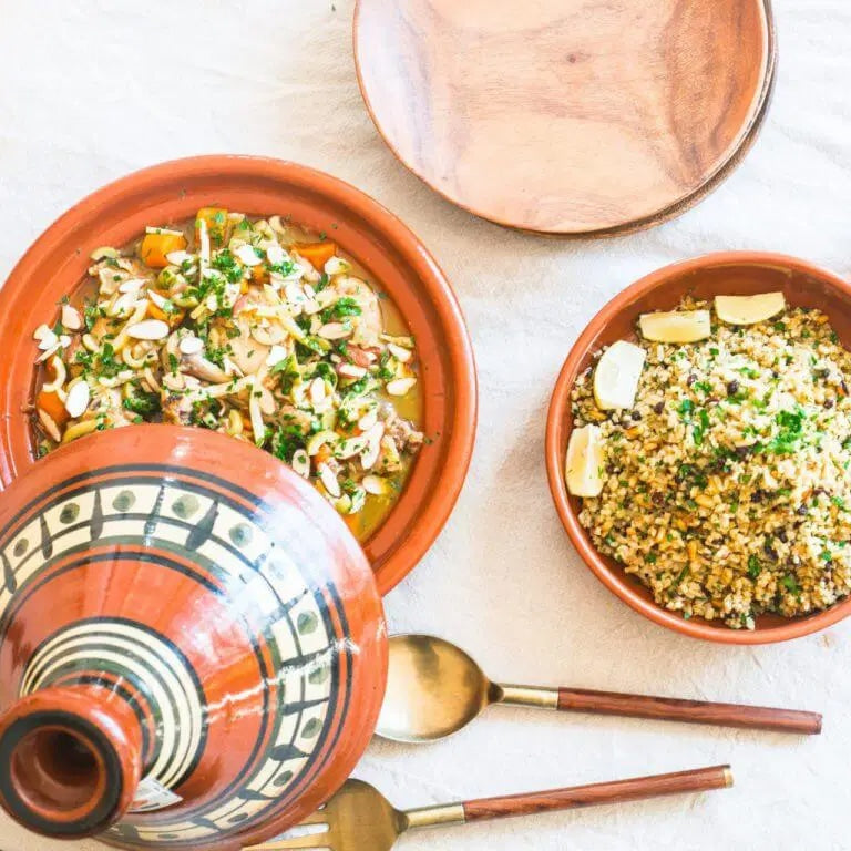 Moroccan Chicken Tagine with Cauliflower “Couscous” | SpiceTribe