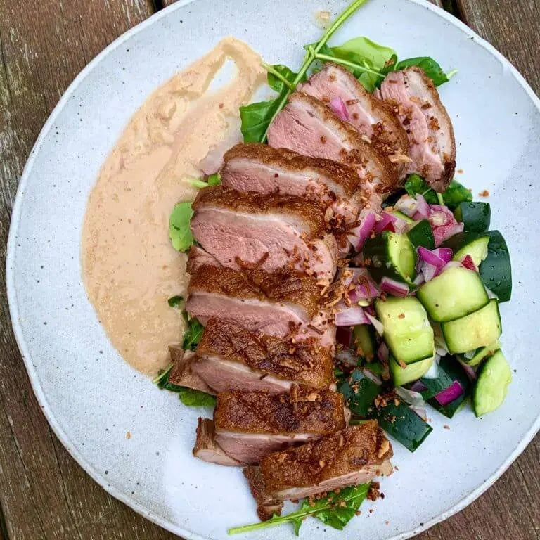 Crispy Duck with Cashew Sauce | SpiceTribe