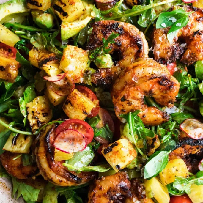 Spicy Grilled Shrimp with Jalapeño Lime Vinaigrette | SpiceTribe