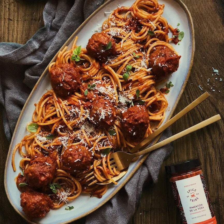 Spaghetti and Meatballs Paprikash