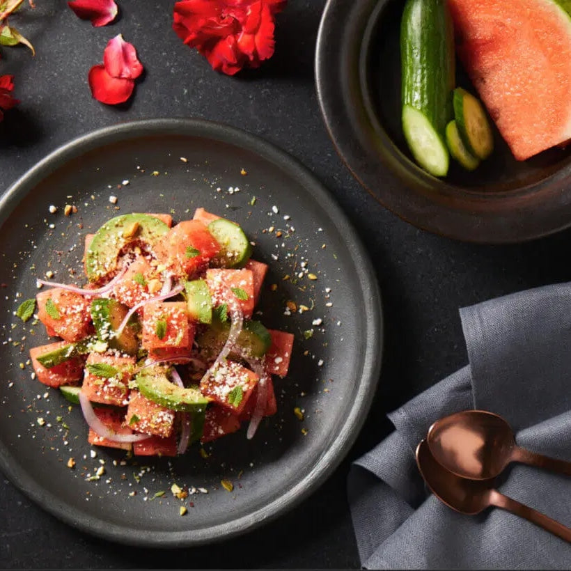 Watermelon, Avocado and Feta Salad with Za’atar | SpiceTribe